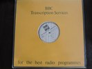 U2 - BBC TRANSCRIPTION SERVICES - In Cocert - BBC 1983