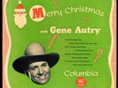 GENE AUTRY - Merry Christmas - NICE 1950 Columbia 4-record Box Set B-270