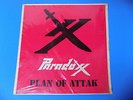 '85 Ultra Selten 30.5cm LP Plan Attak Paradoxx Chicago Metalleinsatz Silber