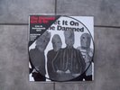 THE DAMNED : Get it on - Picture disc - Live Portsmouth 1977 sex pistols clash