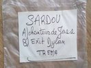 45 RPM SP TEST PRESSING MICHEL SARDOU CHANTEUR DE JAZZ RARE TREMA 1985