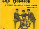 THE BEATLES 45 I WANT TO HOLD YOUR HAND+PS SWEDEN RARE YELLOW SLEEVE 1963