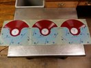 3 Vintage Silvertone Record Club 78 RPM Red Vinyl Records in Folder, Nos. 3,4,17