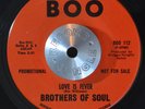 NORTHERN SOUL 45 - BROTHERS OF SOUL - LOVE IS FEVER Boo PROMO M- HEAR