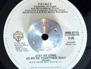 FUNK SOUL 45 - PRINCE - JUST AS LONG AS WE'RE TOGETHER /IN LOVE w/Sleeve HEAR