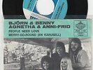 ABBA (Björn & Benny Agnetha & Anni-Frid)7'' - People need love, rare Swe -72, PS