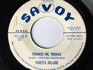 Rare Jump Blues VARETTA DILLARD Promise Mr. Thomas / You're SAVOY Promo 45 VG++
