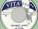 SQUIRES Heavenly Angel / Sweet Girl 45rpm Vita 1955 original thick press doo-wop