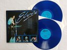 Elvis 2 LP Blue Rhythms EPC 1000 Everest UK 1983 limited Edition on blue Vinyl