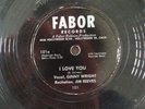 V+ JIM REEVES GINNY WRIGHT - I WANT YOU YES / I LOVE YOU FABOR 101 + 9 other 78s