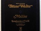 BRUNO WALTER - MAHLER symphonies nos.5 & 9, lieder CBS 4xLPs box EX++