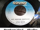 ? LITTLE RICHIE 'Just Another Heartache' EX Northern Soul 45 HEAR