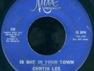 CURTIS LEE Is She In Your Town RARE NORTHERN SOUL 45 on MIRA