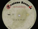 Unknown Artist - Let Me Be For Real Acetate 12
