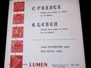 Listen: HENRI KOCH ANDRE DUMORTIER - Franck Lekeu sonatas - LUMEN LD 3-700 LP