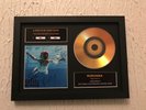 Nirvana 'Nevermind' limited edition, signed gold disc picture memorabilia
