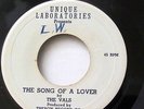 THE VALS-THE SONG OF A LOVER /COMPENSATION CHECK ON UNIQUE LABORATORIES DOO WOP