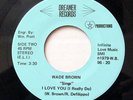 WADE BROWN-LOVE BOUND /I LOVE YOU ON DREAMER MODERN SOUL 45-M-