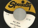 R&B ROCKER - DON AND DEWEY - JELLY BEAN  /  IM LEAVIN' IT   -HEAR 1957 SPECIALTY