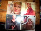 PEGGY LEE ( 4 ) vinyl LP lot: I'M A WOMAN big spender MISS all aglow again  VG++