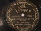 COUNTRY CARTER FAMILY When The World's On Fire VICTOR 40293 V-/VV-
