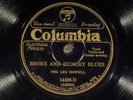 78 RPM -- Peg Leg Howell, Columbia 14438, E+ Blues