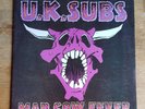 U.K.SUBS BLACK VINYL LP - MAD COW FEVER / 1991 FALL OUT - FALL LP 048