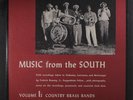 VARIOUS: Music From The South, Vol. 1; Country Brass Bands LP (w/ insert, in lo