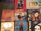 CASE FULL OF 48 ROCK / POP LP'S ALL LISTED GENESIS ELTON JOHN MOODY BLUES ETC