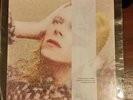 DAVID BOWIE hunky dory (clear vinyl) DOUBLE LP EX/EX RALP 0133-2 ryko