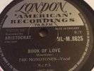 Top EX.The Monotones. Original. 78rpm. Book Of Love .London..rock N Roll.