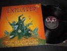 THE EXPLOITED The massacre Lp vinyl Rough Justice UK 1990 vg+/vg+ fully tested
