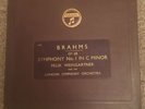 BRAHMS Op.68 SYMPHONY No.1 IN C MINOR -FELIX WEINGARTNER 78 RPM ALBUM