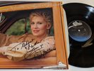 TAMMY WYNETTE Higher Ground AUTOGRAPHED Signed VINYL LP 1987 Album FE 40832