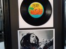 Bob Marley-Framed Original Vinyl Record-Could You Be Loved-Certificate-RARE