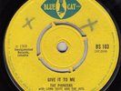 60s 70s Skinhead Reggae THE PIONEERS give it to me Rare UK Blue Cat 7
