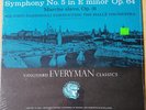 TCHAIKOVSKY: SYMPHONY NO 5, MARCHE SLAVE. BARBIROLLI. Sealed Vanguard vinyl LP