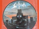 SODOM Persecution Mania LP PICTURE DISC (1987) STEAMHAMMER PD12-7518 Bombenhagel