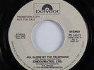 70s Soul 45 CHECKMATES, LTD All Alone By The Telephone POLYDOR promo HEAR