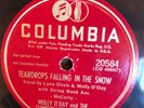 Columbia 20584 Molly O'Day TEARDROPS FALLING IN THE SNOW  78 rpm Bluegrass EE+