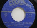 Hear  Bluegrass Christmas Rare 45 Freeman Irvin & Hulen Wilson - That'S Why We H