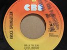 BRUCE SPRINGSTEEN - Cover Me / Im On Fire - RARE COSTA RICA 45