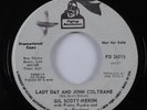 Funk 45 GIL SCOTT-HERON Lady Day And John Coltrane FLYING DUTCHMAN promo HEAR