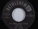 R&B Soul Jazz 45 NINA SIMONE My Baby Just Cares For Me BETHLEHEM HEAR