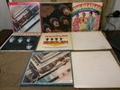 LARGE THE BEATLES RECORD COLLECTION & BOOK MEET THE BEATLES HELP RUBBER SOUL