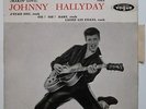 JOHNNY HALLYDAY: T'aimer follement +3   EP VOGUE 1960   languette / centreur