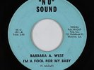 Northern Soul Mod 45 - Barbara A. West - I'm A Fool For You Baby - Nu Sound -mp3