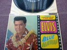 ELVIS PRESLEY, BLUE HAWAII SOUNDTRACK, 1968 UK RCA BLACK/RED SPOT STEREO LP.