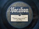 '33 Depression Slide-git Blues 78 BUDDY MOSS -Hard Time Blues / Hard Road *HEAR