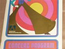 CONCERT PROGRAM TRIANGLE PRODUCTION / FALL 1972 CHICAGO / RARE ITEM